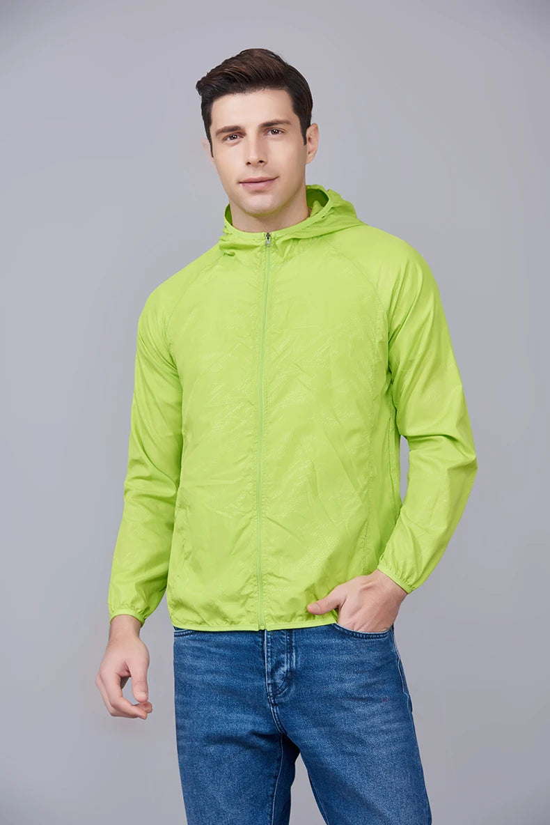 Unisex Waterproof Hiking Jacket – Quick-Dry Outdoor Windbreaker